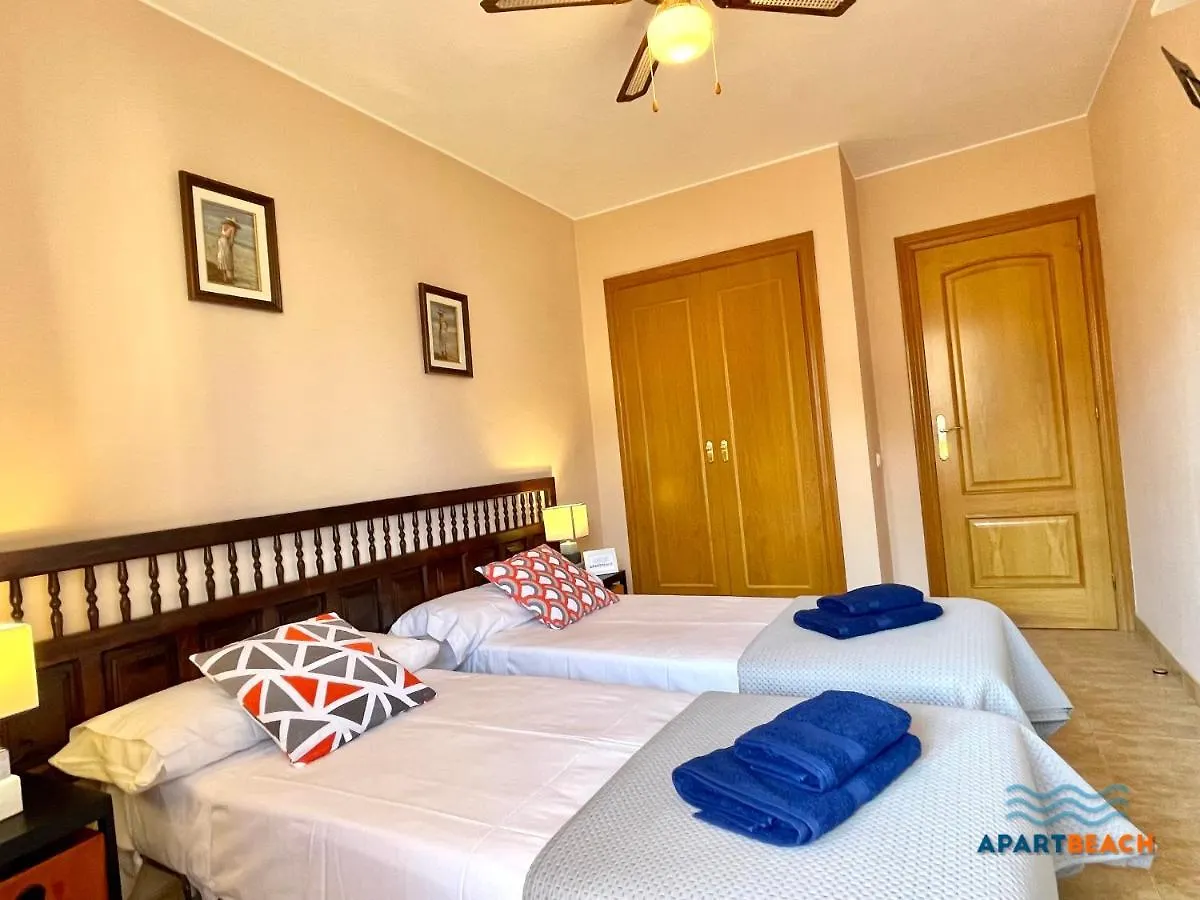 Apartbeach Cye 3 Junto Playa Climatizado Y Parquing La Pineda Apartmán