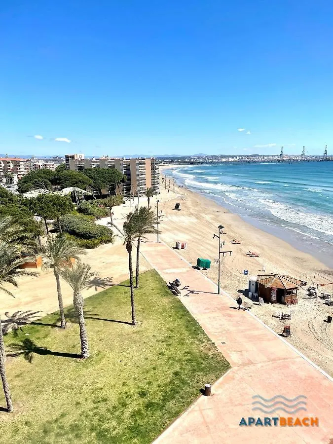 Apartbeach Cye 3 Junto Playa Climatizado Y Parquing La Pineda Apartmán
